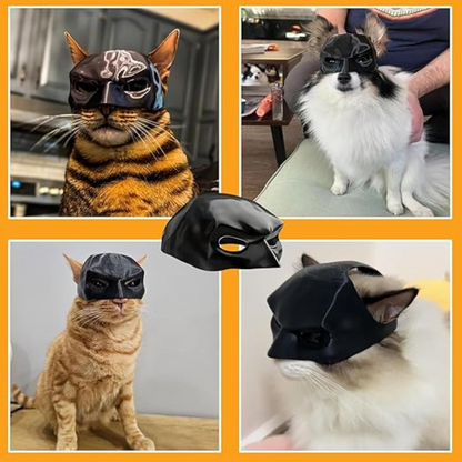 Heroic Cat Batman Mask – Perfect for Your Super Pet!