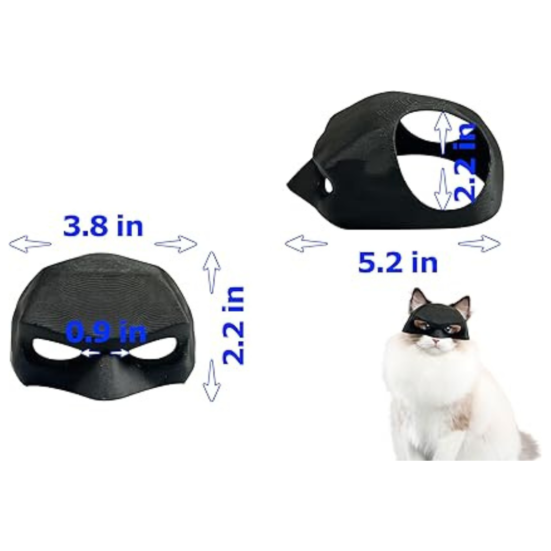 Heroic Cat Batman Mask – Perfect for Your Super Pet!